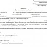 образец заявления отказ от иска