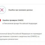 SNILS verification error