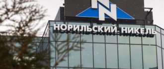 Norilsk Nickel pension fund personal account