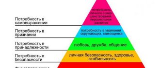 структура Маслоу