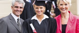 Student with parents