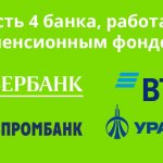 В РФ есть 4 банка, работающие с пенсионным фондом