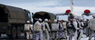 Военнослужащие контрактники на севере